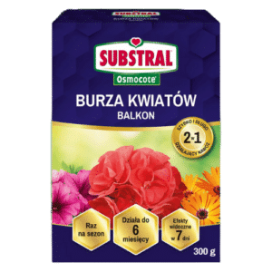 Substral Osmocote Nawóz do Kwiatów Balkonowych 2w1 Burza Kwiatów 300g
