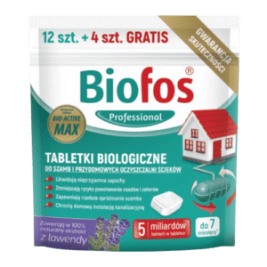 Biofos Professional Tabletki biologiczne do szamb i przydomowych oczyszczalni ścieków
