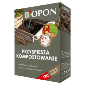 Biopon Preparat Przyspieszający Kompostowanie + Rękawiczki 1kg