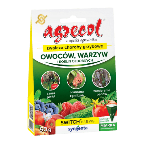 Agrecol Switch 62,5 WG Preparat Zwalczający Choroby Grzybowe Owoców, Warzyw i Roślin Ozdobnych 50g