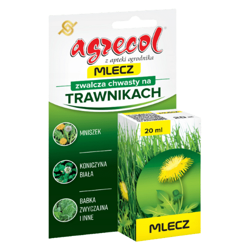 Agrecol Mlecz Środek Zwalczający Chwasty na Trawnikach 20ml