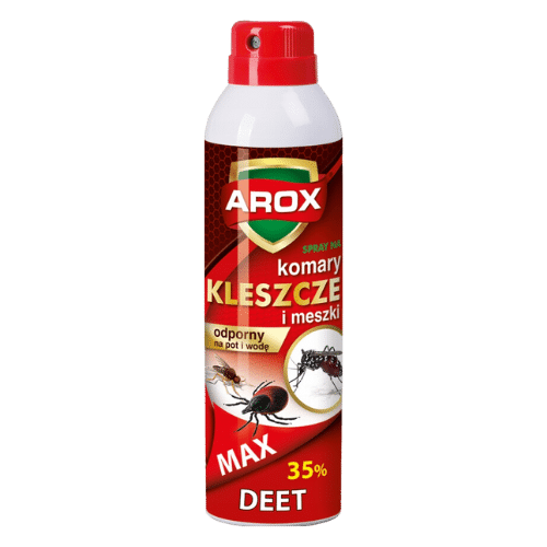 Arox Deet Max Spray na Kleszcze, Komary i Meszki 250ml