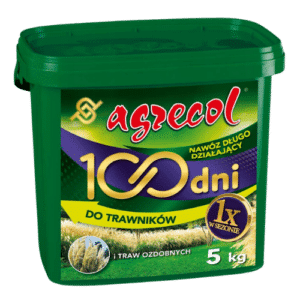 Agrecol 100 Dni Nawóz Długo Działający do Trawników i Traw Ozdobnych 5kg