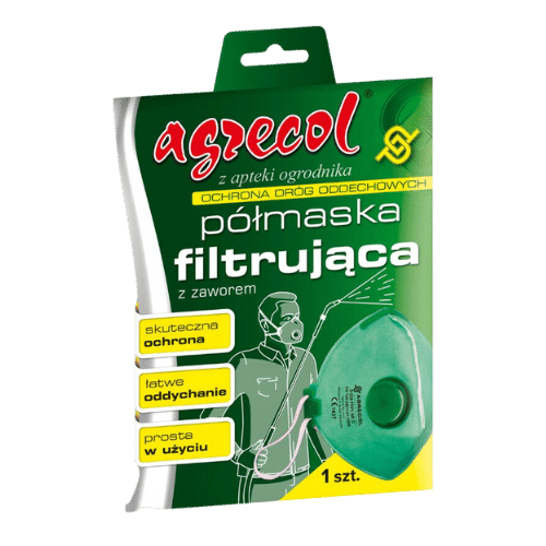 Agrecol Półmaska Filtrująca z Zaworem 1 Sztuka