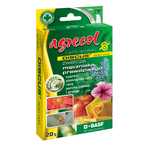 Discus 500WG Agrecol 20g na Mączniaka Prawdziwego i Czarną Plamistość Róż