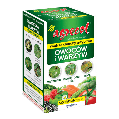 Agrecol Scorpion 325SC Preparat Zwalczający Choroby Grzybowe Owoców i Warzyw 50ml