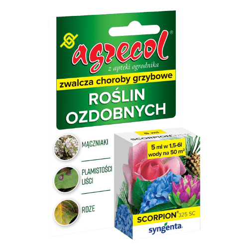 Agrecol Scorpion 325SC Preparat Zwalczający Choroby Grzybowe Roślin Ozdobnych 5ml