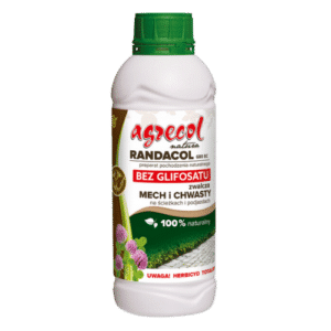 Agrecol Randacol 680EC Preparat Pochodzenia Naturalnego Zwalczający Mech i Chwasty na Ścieżkach i Podjazdach 500ml