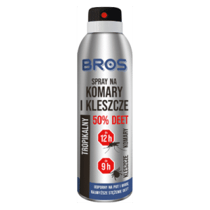 Bros Spray na Komary i Kleszcze 50% DEET 180ml - obrazek 1