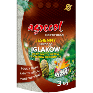 Agrecol Hortifoska jesienny nawóz do iglaków 3kg - obrazek 1