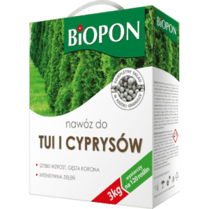 Biopon Nawóz do Tui i Cyprysów Granulat 3kg