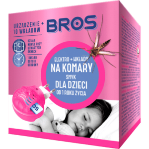 Bros Elektro + 10 Wkładów na Komary dla Dzieci - obrazek 1