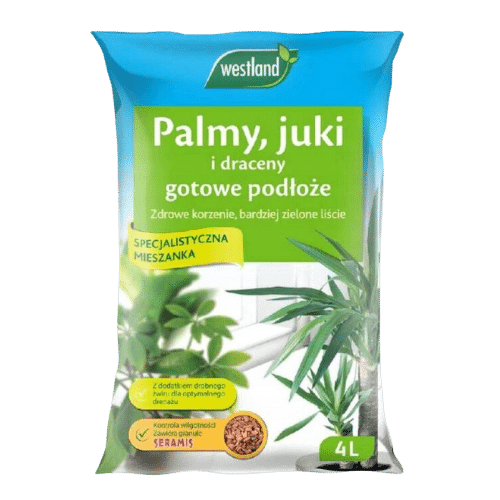 Westland Podłoże do Palm, Juk i Dracen, Worek 4L – Idealne dla Twoich Roślin Egzotycznych