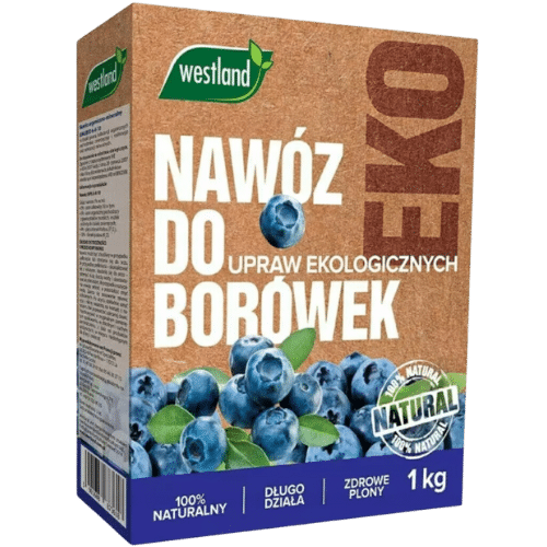 Westland Nawóz Eko do Borówek, Karton 1kg – Naturalna Pielęgnacja dla Zdrowego Wzrostu Borówek