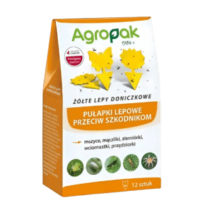 Agropak Żółte Lepy Doniczkowe 12 Sztuk