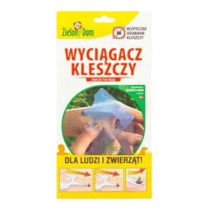 Zielony Dom Wyciągacz Kleszczy Karta 1 Sztuka