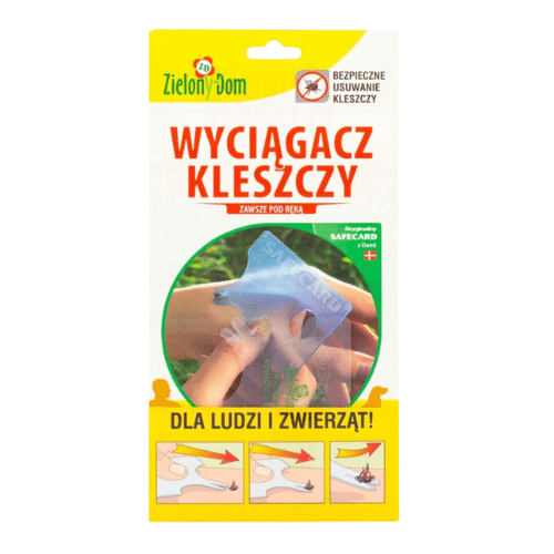 Zielony Dom Wyciągacz Kleszczy Karta 1 Sztuka