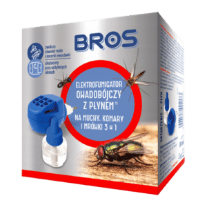 Bros elektro + płyn 3w1 na muchy, komary i mrówki - obrazek 1