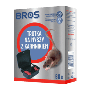 Bros Trutka na myszy z karmnikiem 60g - obrazek 1