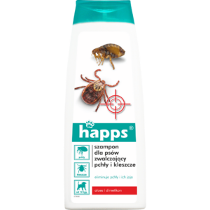 Happs Szampon dla psów na pchły i kleszcze 250ml