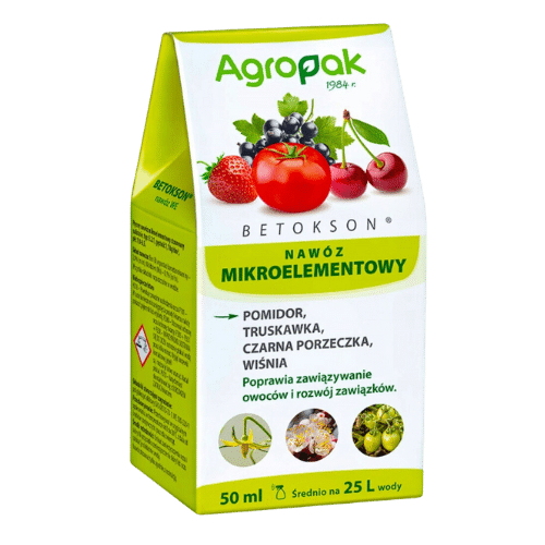 Agropak Betokson 025 SL Stymulator Zawiązywania Owoców 50ml