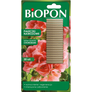 Biopon Pałeczki nawozowe do roślin osłabionych chorobami