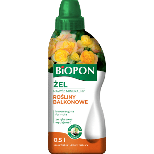 Biopon Żel Nawóz Mineralny do Roślin Balkonowych 0,5L