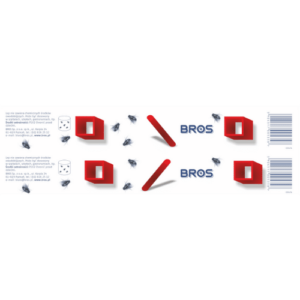 Bros lep płaski 1 sztuka - obrazek 1