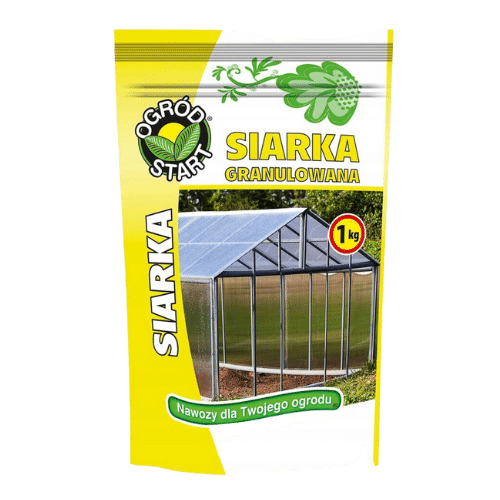 Ogród Start Siarka do Dezynfekcji Szklarni i Zakwaszania Gleby 1kg
