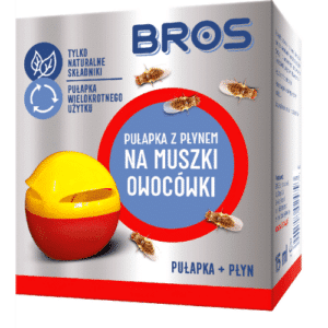 Bros Pułapka na muszki owocówki z płynem - obrazek 1