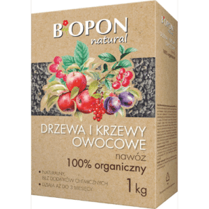 Biopon Natural Nawóz Uniwersalny Organiczny Granulowany do Drzew Owocowych 1kg