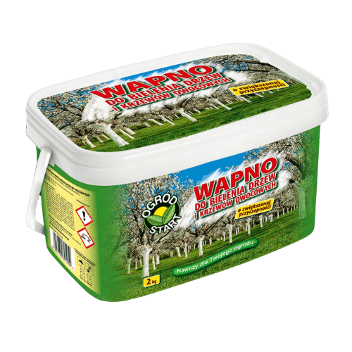 Wapno Ogród Start do Bielania Drzew i Krzewów Owocowych 2kg