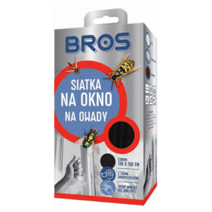 Bros Siatka na Okno 130x150 cm Czarna - obrazek 1