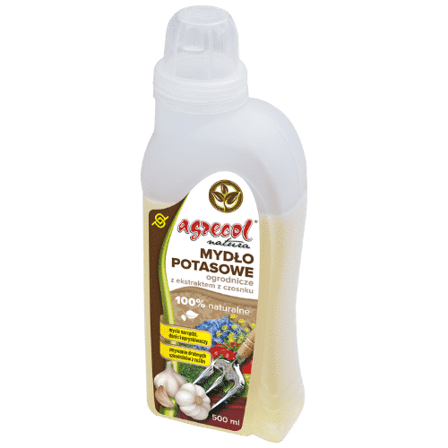 Agrecol Natura Mydło Potasowe Ogrodnicze z Ekstraktem z Czosnku 500ml