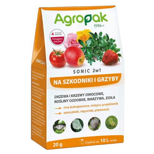 Sonic 2w1 Agropak Preparat Owadobójczy i Grzybobójczy 20g
