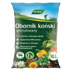 Westland Obornik Koński Granulowany, Worek 10L – Naturalne Odżywienie Gleby