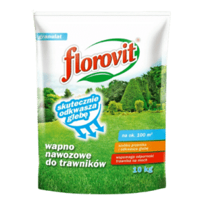 Florovit wapno nawozowe do trawników z mchem 10kg - obrazek 1