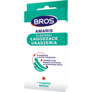 Bros Amaris plasterki łagodzące ukąszenia 20 sztuk - obrazek 1