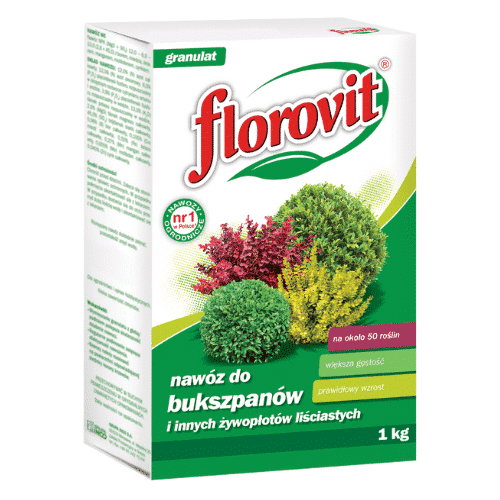 Florovit Nawóz do bukszpanów i innych żywopłotów liściastych 1kg