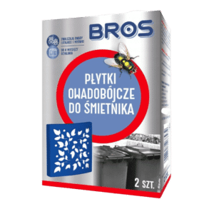 Bros Płytka owadobójcza do śmietnika 2 sztuki - obrazek 1