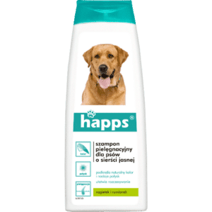 Happs dla psów sierść jasna szampon pielęgnacyjny