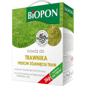Biopon Nawóz do Trawnika Przeciw Żółknięciu Granulat 3kg