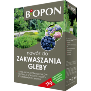 Biopon Granulat do Zakwaszania Gleby pod Iglaki, Hortensje, Borówki 1kg