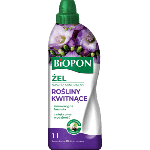 Biopon Żel Nawóz Mineralny do Roślin Kwitnących 1L