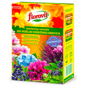 Florovit Nawóz Jesienny do Roślin Kwaśnolubnych 1 kg - na ok. 50 m² - obrazek 1