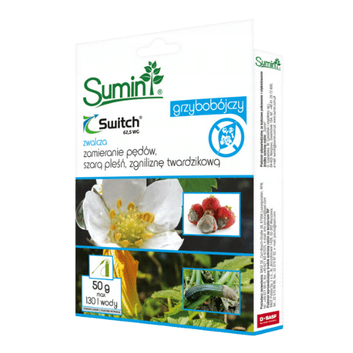 Sumin Switch 62,5 WG Środek grzybobójczy zwalczający zamieranie pędów, szarą pleśń i zgniliznę twardzikową