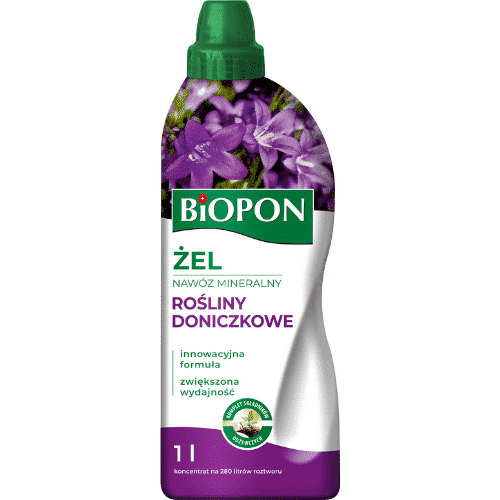Biopon Żel Nawóz Mineralny do Roślin Doniczkowych 1L