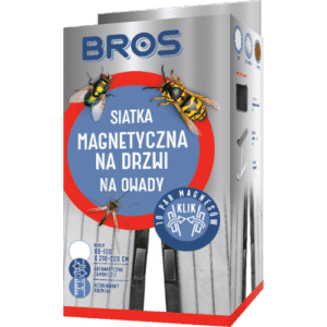 Bros Siatka Magnetyczna Na Drzwi Moskitiera 160x220 cm Biała - obrazek 1