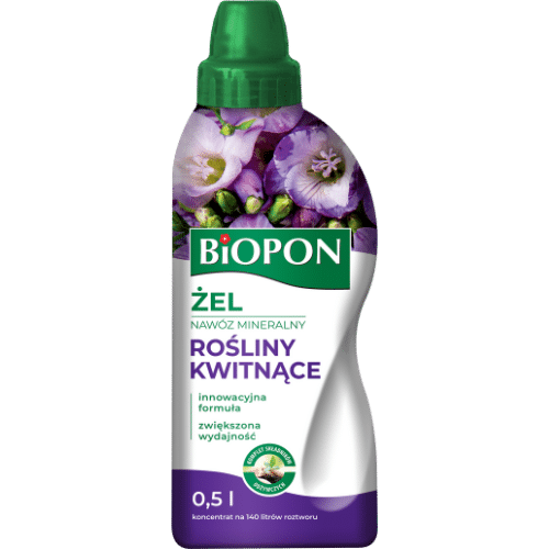 Biopon Żel Nawóz Mineralny do Roślin Kwitnących 0,5L
