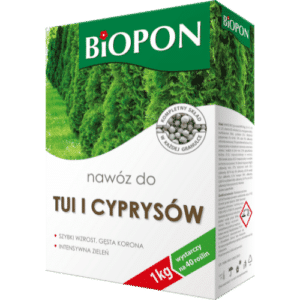 Biopon Nawóz do Tui i Cyprysów Granulat 1kg
